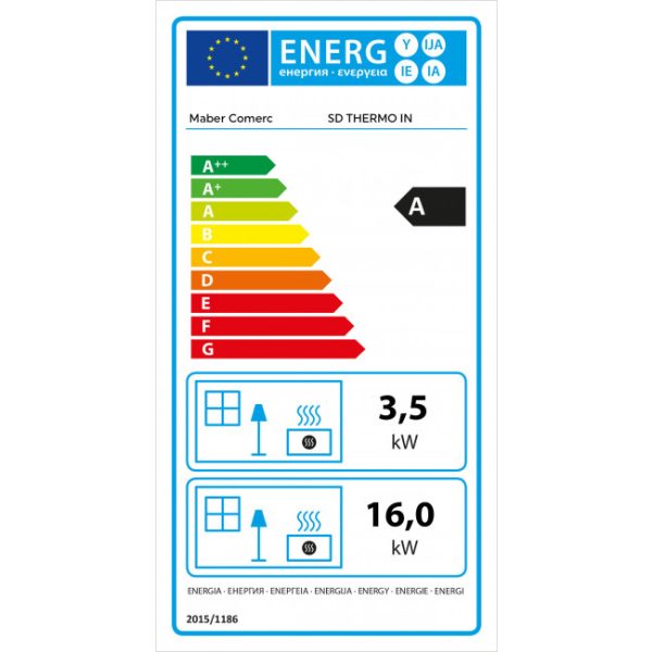 Poêle à Bois/Charbon Hydro Thermo In 19kW – Image 4