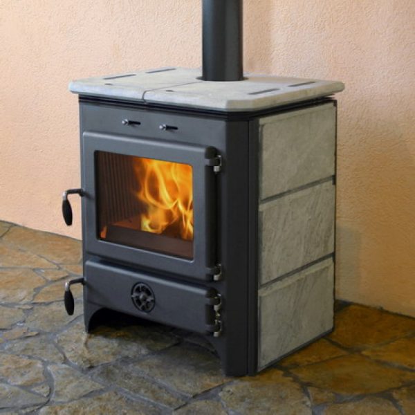 Poêle à Bois/Charbon Hydro Thermo Vulkan 18kW – Image 3