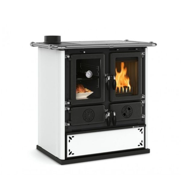 Cuisinière à bois Rosetta Sinistra Steel 8kW – Image 3