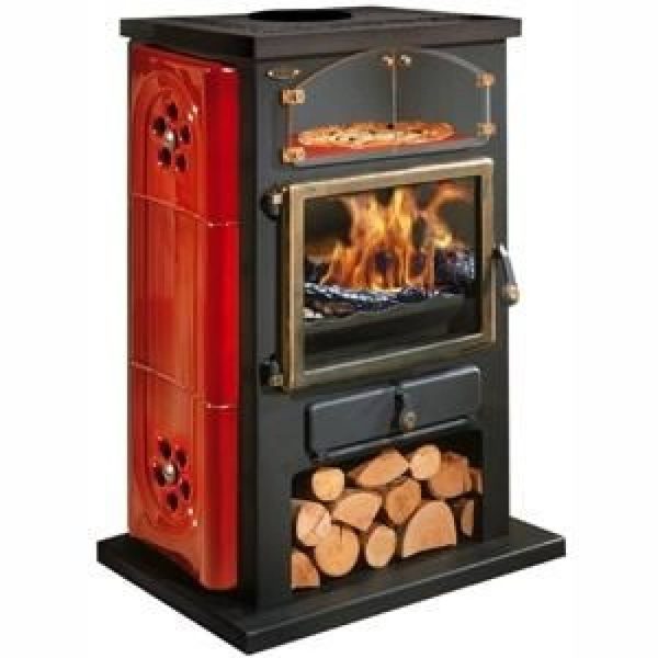 Poêle à Bois Chamonix XXL Décor Céramique 12kW – Image 2