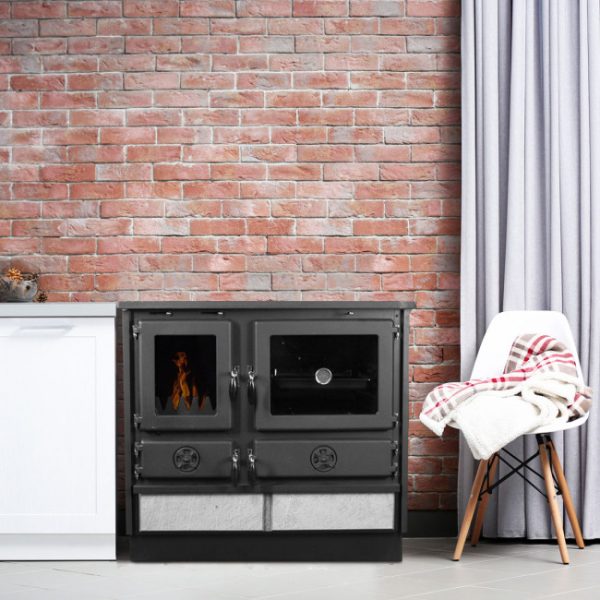 Cuisinière à Bois / Charbon Bouilleur Thermo Magnum Pierre Ollaire 14.3kW – Image 3