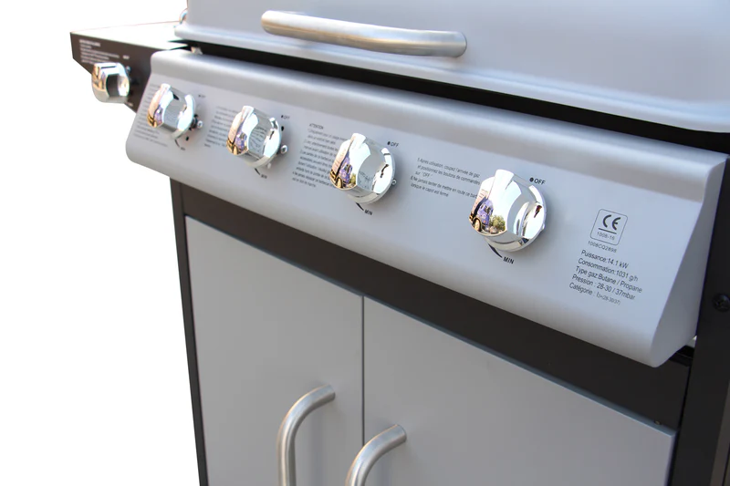 Bibin - Barbecue à gaz 4 bruleurs avec ustensiles offerts – Image 5