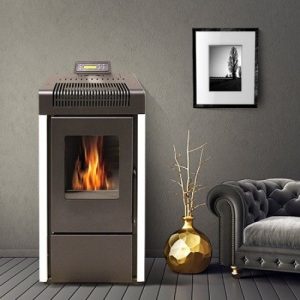 Poêle à granulés BELLEZA CARINO 9 kW Blanc