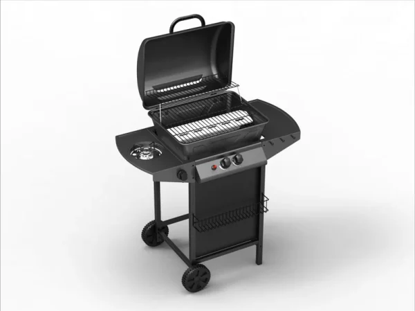 Nario - Barbecue gaz 2 + 1 bruleurs avec ustensiles – Image 9