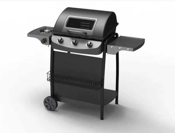 Rado - Barbecue gaz 3 + 1 brûleurs avec ustensiles – Image 3