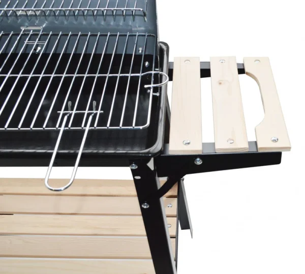 Barbecue mobile au charbon de bois 48 x 28 cm TABARANO – Image 3