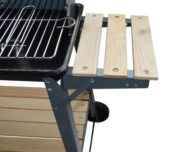 Barbecue mobile au charbon de bois 48 x 28 cm TABARANO – Image 4