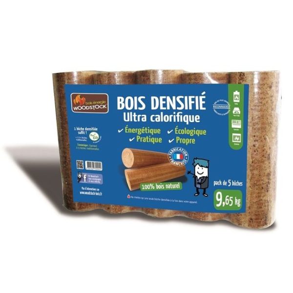 Bois densifié WOODSTOCK qualité Premium – 3 Palettes de 104 packs de 9.65 kg – Image 2
