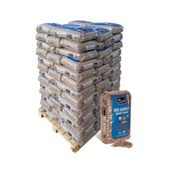 Granulés de bois WOODSTOCK – 1 x palette de 78 sacs de 15 kG – Image 2