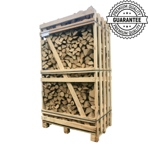 Caisse bois de chauffage blanchi charme ultra sec