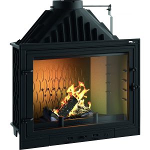 Insert "800 Primo" - 84,9 x 79,5 x 49,4 cm - 8 à 18 KW - Anthracite