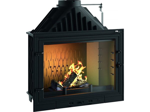 Insert "800 Primo" - 84,9 x 79,5 x 49,4 cm - 8 à 18 KW - Anthracite