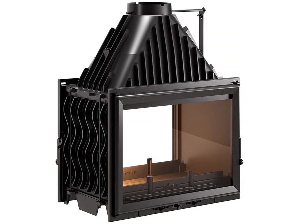 Foyer à bois 700 Double Face Volet - 12 Kw