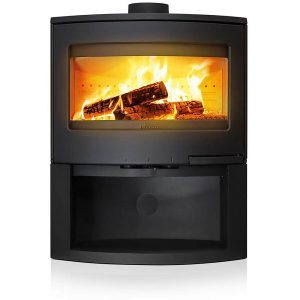 Poêle à bois en acier et fonte " Calcias " - étanche - 9kW