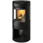 Poêle à bois en fonte "Aratos" - 105 x 52,7 x 45,3 cm - 8 kW - Anthracite