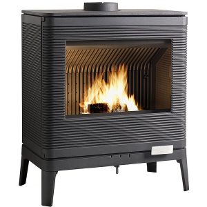 Poêle à bois en fonte "Kazan" 9 kW - Anthracite