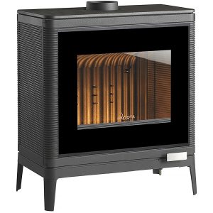 Poêle à bois en Fonte "Kazan GA" 9 kW - Anthracite