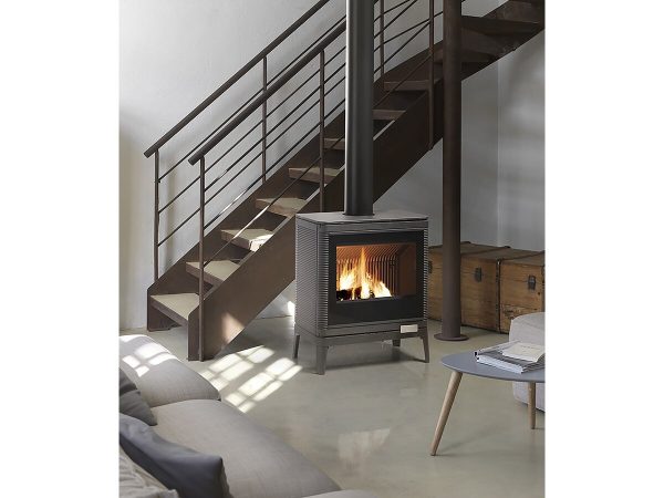 Poêle à bois en Fonte "Kazan GA" 9 kW - Anthracite – Image 2