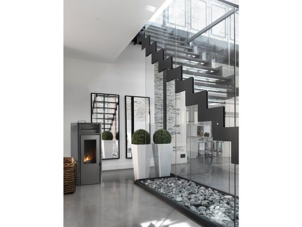 Poêle à granulé Monobloc "Nola 7" Noir – Image 2