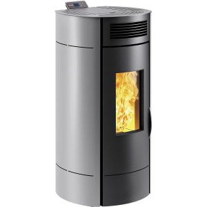 Poêle à Granulés "Lodi 8 " étanche - 3,1 à 8 kW - Wifi - Gris