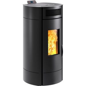 Poêle à Granulés "Lodi 8" étanche - 3,1 à 8 kW - Wifi - Noir