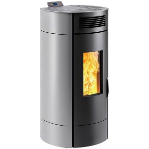 Poêle à granulés Lodi 10 Wi-Fi – Poêle à pellets - 3 à 9,5 kW - Gris