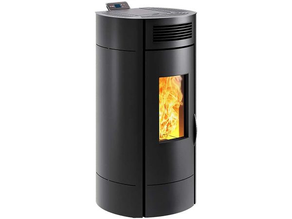 Poêle à granulés Lodi 10 Wi-Fi – Poêle à pellets - 3 à 9,5 kW - Noir